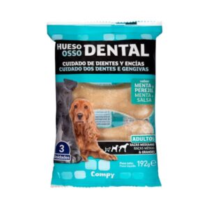 Hueso dental sabor menta y perejil para perros en Mercadona